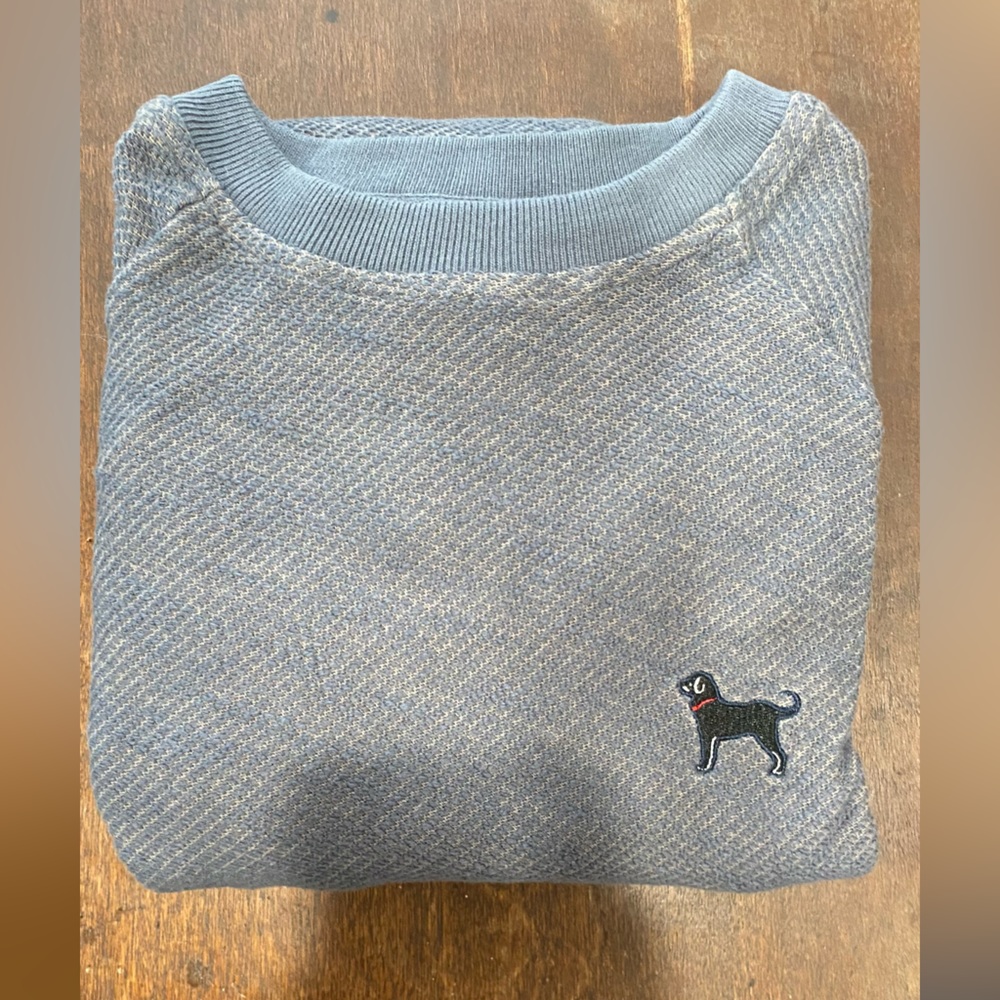 The Black Dog Brand Men’s Blue Longsleeve Crewneck Sweater Size M